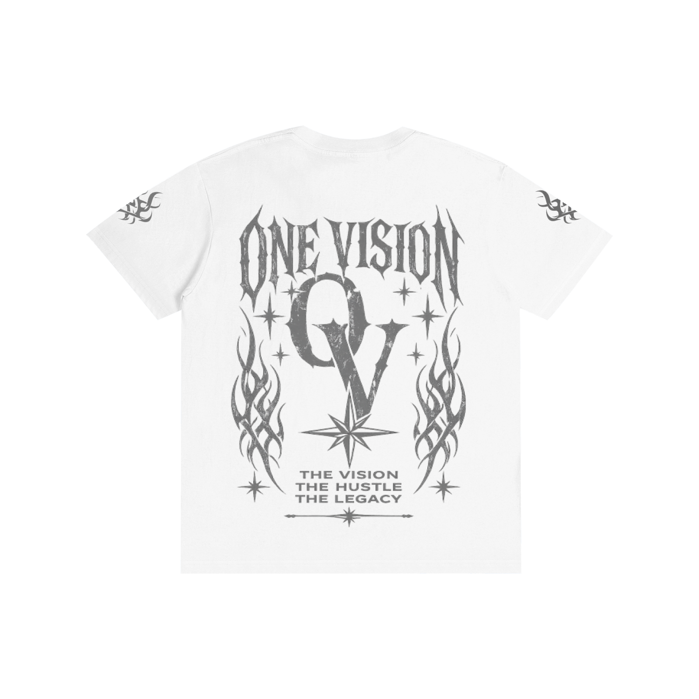 ONE VI$ION WHITE PHANTOM TEE